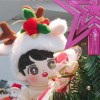 (크리스마스)루돌프모자(모자+방울끈)[20cm 아이돌인형옷]