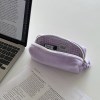 Argent square pencil case - terry lilac