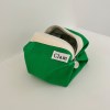 Clam round pouch _ Vivid green
