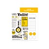 yello text sticker - 옐로 텍스트 스티커