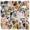 [50개 세트] 런글 귀여운 고양이 폰꾸 다꾸 스티커 세트