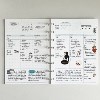 [W084]Bullet Journal Weekly Guide (A5 버섯노트 8공 속지)