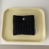 Clam pocket pouch _ Soft black (2Size)