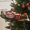 크리스마스 트리 기차 장식품 가게 소품 회전 장난감