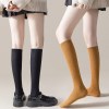 엘리아 장목 긴목 골지 스타킹 무압박 목긴 양말