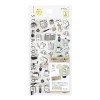 2023 DIARY SEAL Two Sheets - Monotone Cafe