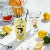 피너츠 스누피 일러스트 유리컵 홈카페 투명 460ml