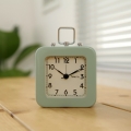 스퀘어 스틸 알람탁상시계