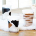 coconeco 정식라이센스 고양이발 유리컵 아기고양이 230ml