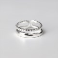 [Silver925] Double line ring_(1556128)