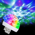 소리에 반응하는 휴대용 USB LED 매직 미러볼 파티조명 젠더3종 포함