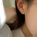 14K 미니 데일리 샹달 명품 금 귀걸이