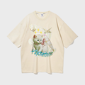 앨빈클로 PSYCHEDELIC CAT 오버핏 반팔티 AST4534 (4 COLOR)