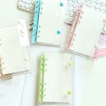 A6 6공 접이식 pvc 투명 바인더