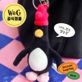 [공식정품] 월레스와 그로밋 맥그로우 펭귄 키링 인형 - 10cm