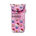[바쿠백] BAGGU 패딩 안경 케이스 파우치 Hello Kitty Pink