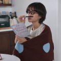 부클 도트 블랭킷 무릎 담요 이불 사무실 침대 쇼파