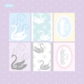 [레로카] 화이트&블랙 스완 모조지스티커 팩