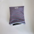 terry book pouch (blue+red)