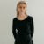 Ovel neck T-shirt - Black