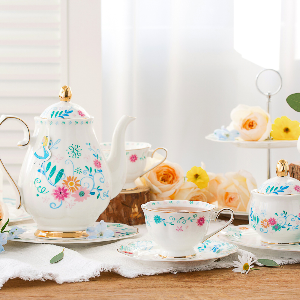 [디즈니] 앨리스_Tea Pot set (티팟+찻잔2인조)