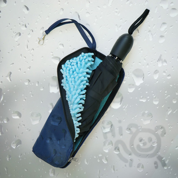 [1+1] 휴크래프트 극세사 우산 빗물 제거 커버 개인용
