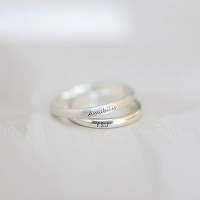 플레인이니셜 Ring (silver925)