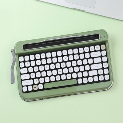 [장바구니쿠폰] 페나 키보드 타자기 컨셉 블루투스무선(화이트)