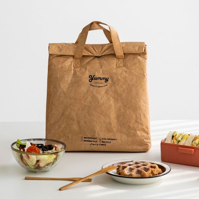 큐어스 야미 보온보냉 직장인 도시락가방 YUMMY 방수 보냉가방