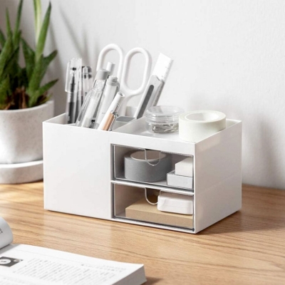 사무실 책상수납함 오거나이저 미니서랍 연필꽂이