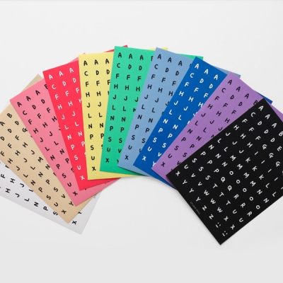 드로잉 스티커 알파벳&넘버 세트