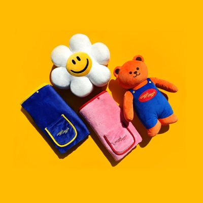 [위글위글] 쿠션 담요