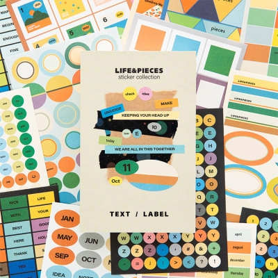 라이프앤피시스 스티커 컬렉션 (8장)