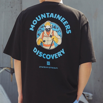 앨빈클로 마운틴 클라이머 오버핏 반팔티 AST3863 (3 COLOR)