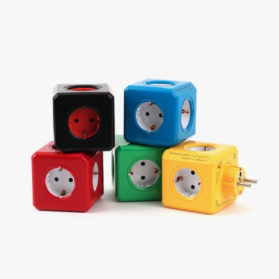 아이정 파워큐브 디자인 멀티탭 올컬러 오리지널 5구