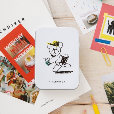 HITCHHIKER 스티커 틴 케이스