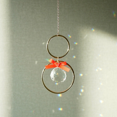 [크리스마스] 눈사람 크리스탈 썬캐쳐