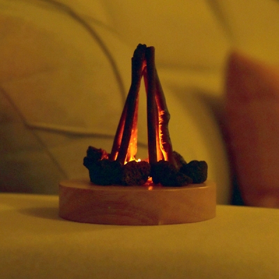 타닥타닥 모닥불 장작 LED 원목 무드등