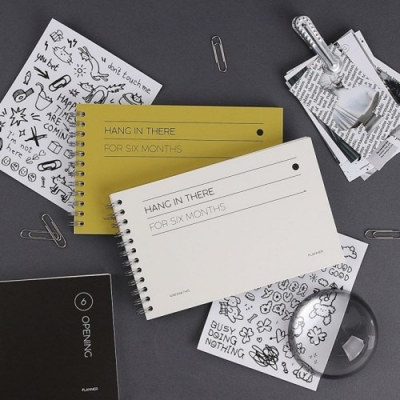 행인데얼 와이드 위클리 6개월 스터디 플래너 스티커 2장 세트