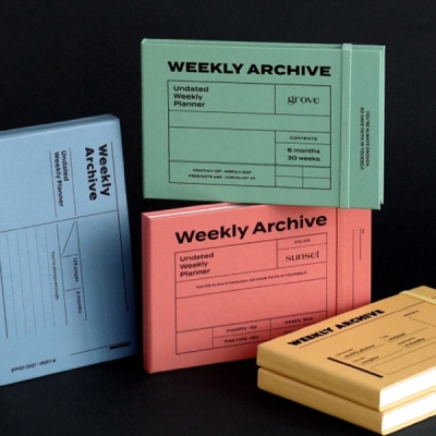 아이코닉 위클리 아카이브 플래너 (6개월)