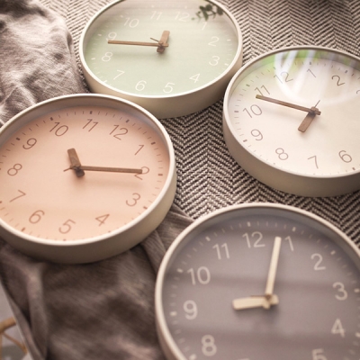 [틱톡] 감성북유럽 월데코 인테리어 무소음 벽시계