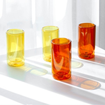 카모메키친 글로우 더블 글라스 텀블러 430ml