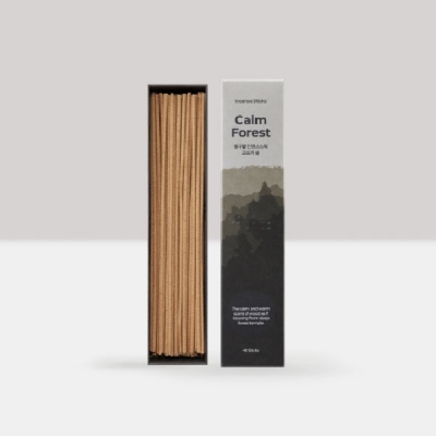 [동구밭] 고요의 숲 선향 인센스 스틱 + 우드 홀더 포함