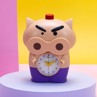 짱구 탁상 알람 시계 책상 부리부리 시계