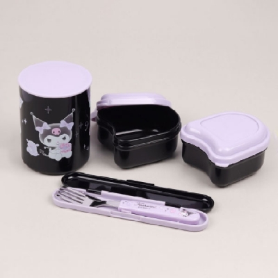 쿠로미 스텐 보온 도시락 560ML(포크포함)