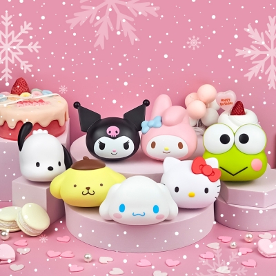 산리오 빅페이스 차량용 방향제 8가지 캐릭터