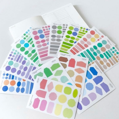 [션 다이어리픽] 오브레코드 클리어 스티커 팩