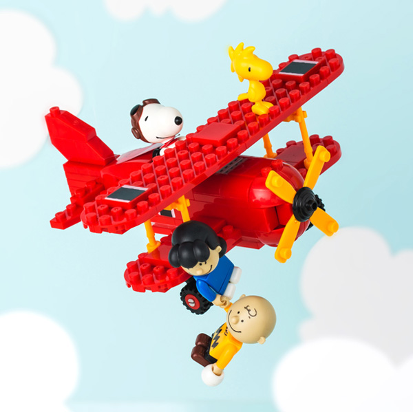 피넛츠(스누피) 블록 Flying Ace 빨간 비행기