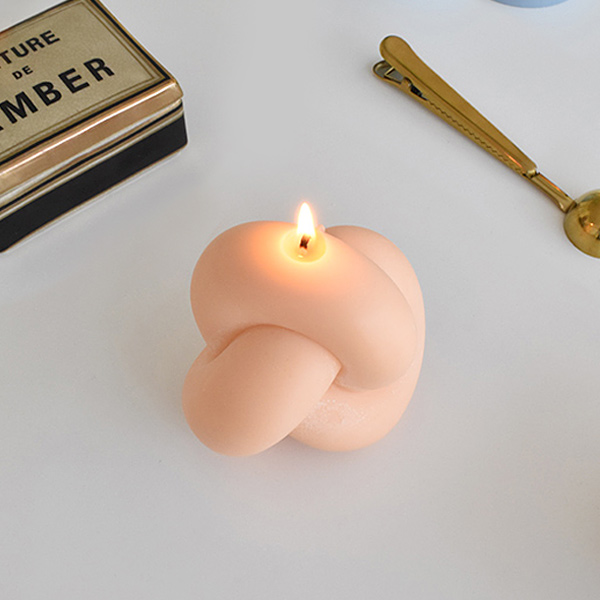 Tube Knot Candle No.1 (3colors)