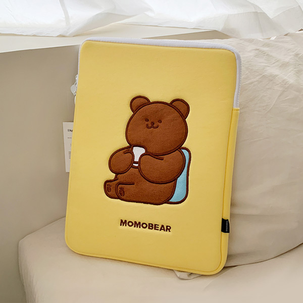 티타임 모모베어 laptop pouch